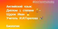 Предметные олимпиады