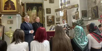 В Храме Св. Димитрия Донского десятиклассники
