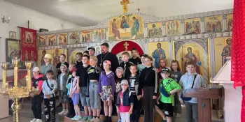 Лагерь "ПАРУС" на экскурсии в Храме