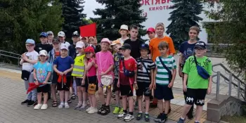 День кино в лагере "Парус"