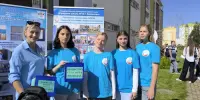 ОСВОД нашей школы на летнем празднике "Летнее эхо"