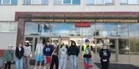 Школьники на экскурсии в музее истории ОАО БАТЭ